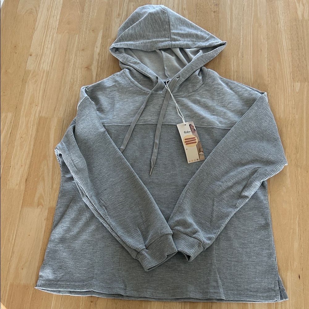 Cozy Gray Hooded Sweatshirt